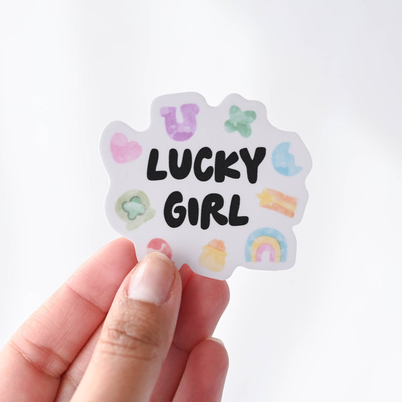 Lucky Girl Sticker