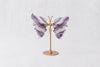 Small Rainbow Fluorite Butterfly Wings On Stand
