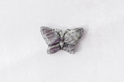 Purple Labradorite Flat Butterfly