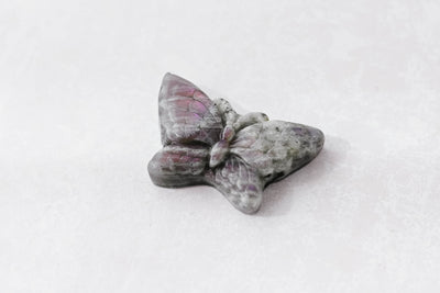 Purple Labradorite Flat Butterfly