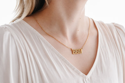 '888' Gold Angel Number Necklace