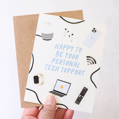 Personal Tech Support Card