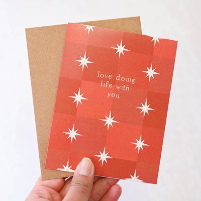 Love Doing Life With You Card