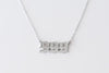 '999' Silver Angel Number Necklace