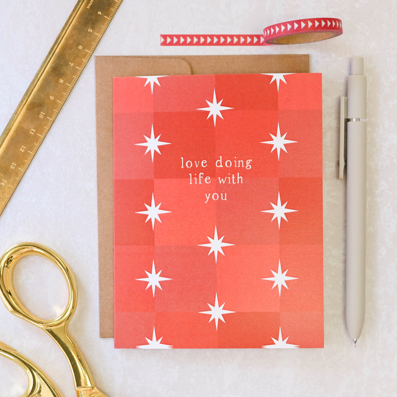 Love Doing Life With You Card