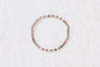 4mm Faceted Smoky Quartz Luxe Bracelet