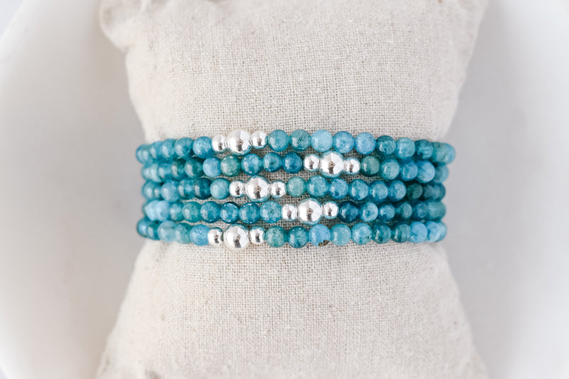 4mm Apatite Luxe Bracelet