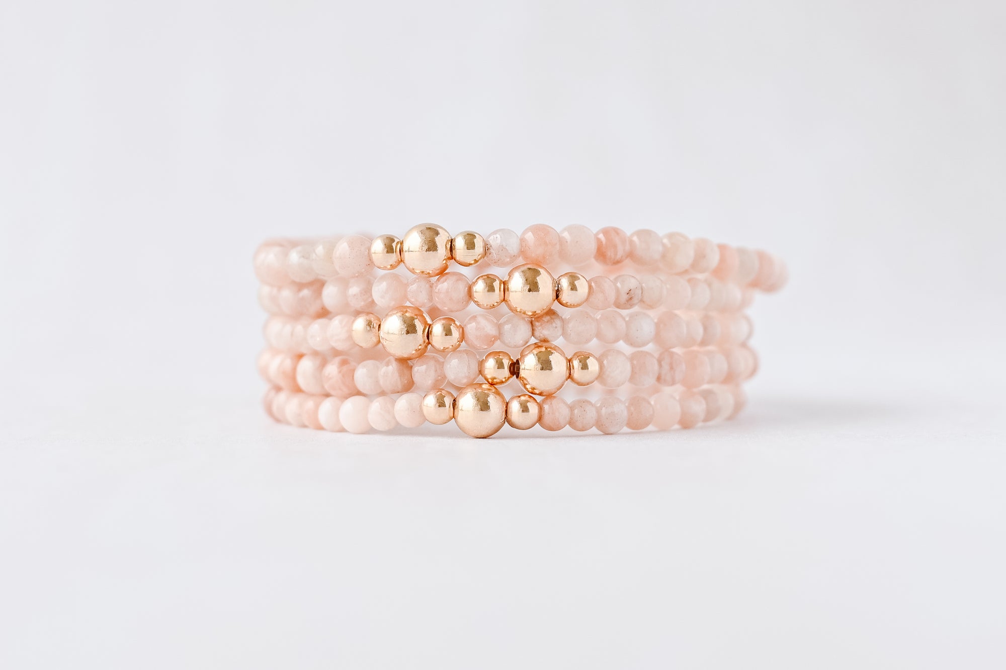 4mm Sunstone Gold Luxe Bracelet