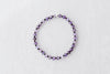Amethyst Rondelle with Seed Beads Luxe Bracelet