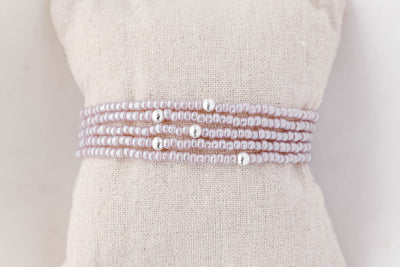 3mm Blush Pearl Endless Mini Bracelet