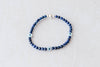 4mm Lapis Lazuli with Evil Eye Charm Luxe Bracelet