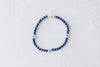 4mm Lapis Lazuli with Evil Eye Charm Luxe Bracelet