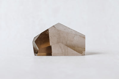 Large Smoky Quartz Geometric Free Form