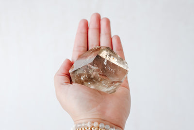 Medium Smoky Quartz Geometric Free Form