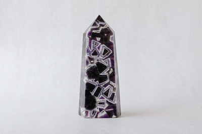 Chevron Amethyst Collector's Tower 01