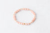 6mm Sunstone & Sunstone Rondelle with Gold Accents Luxe Bracelet