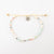 Cream Multi Sea Glass Anklet