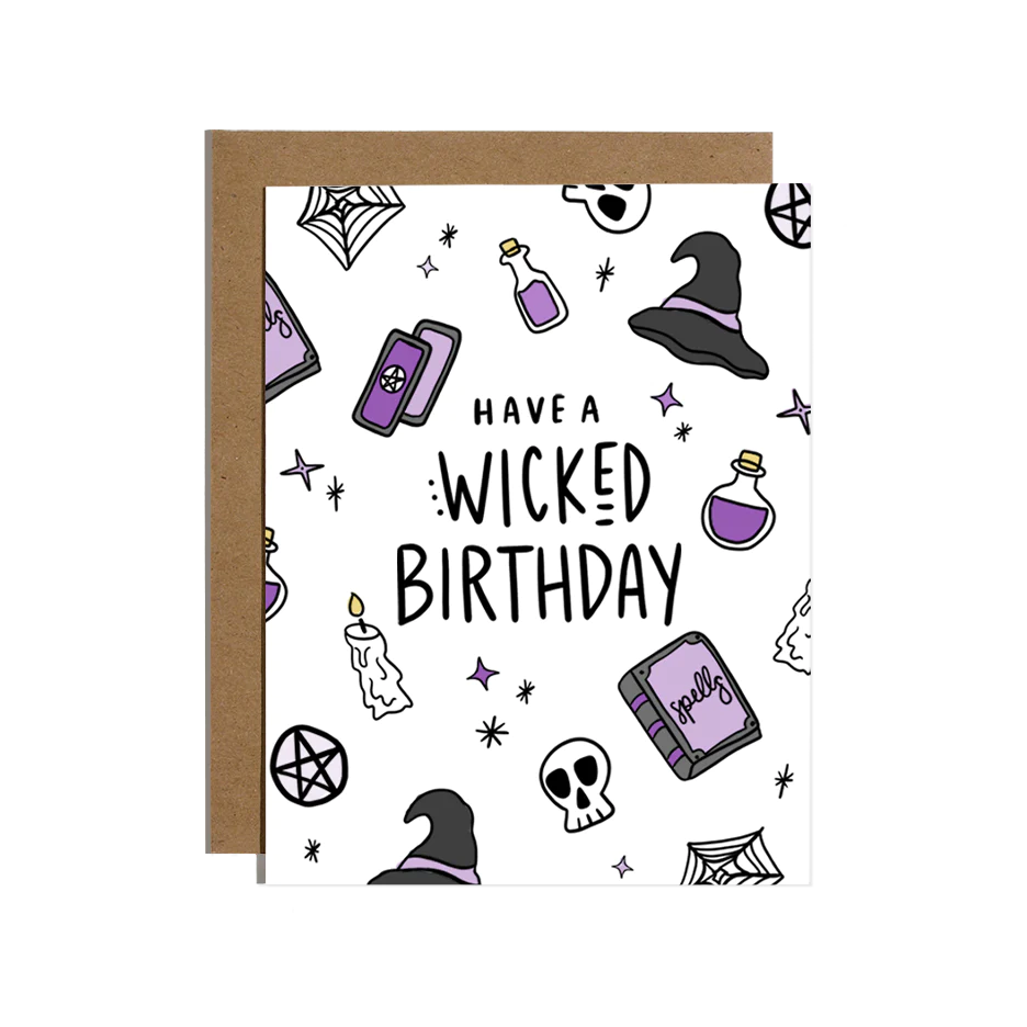'Have a Wicked Birthday' Card