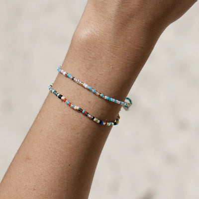 Rainbow Multi Mini Bead Bracelet