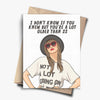 'Taylor A Lot Older Than 22' Card