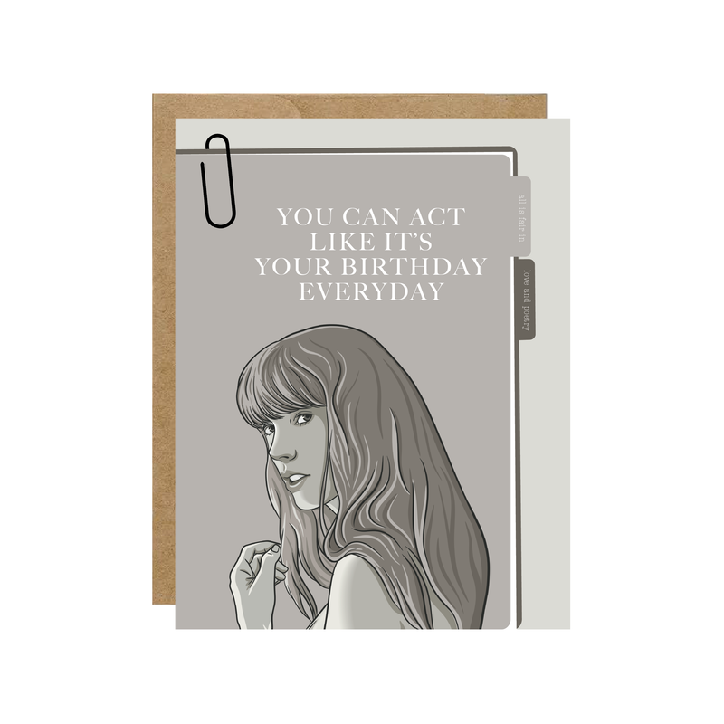 It's Your Birthday Everyday Card