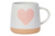 Heart Glazed Ceramic Mug