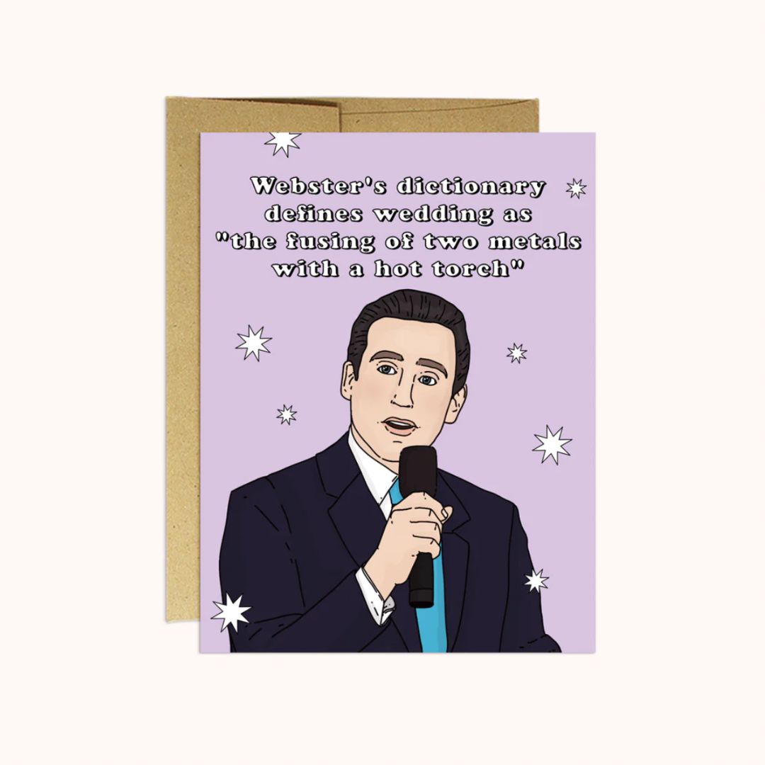 'Wedding Definition' Card
