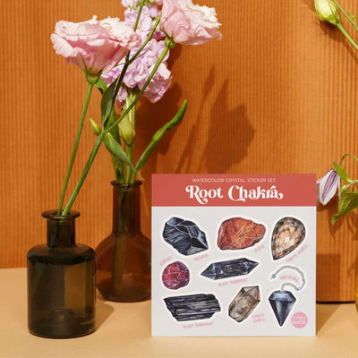 'Root Chakra' Crystal Sticker Set