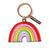 Rainbow Enamel Keychain