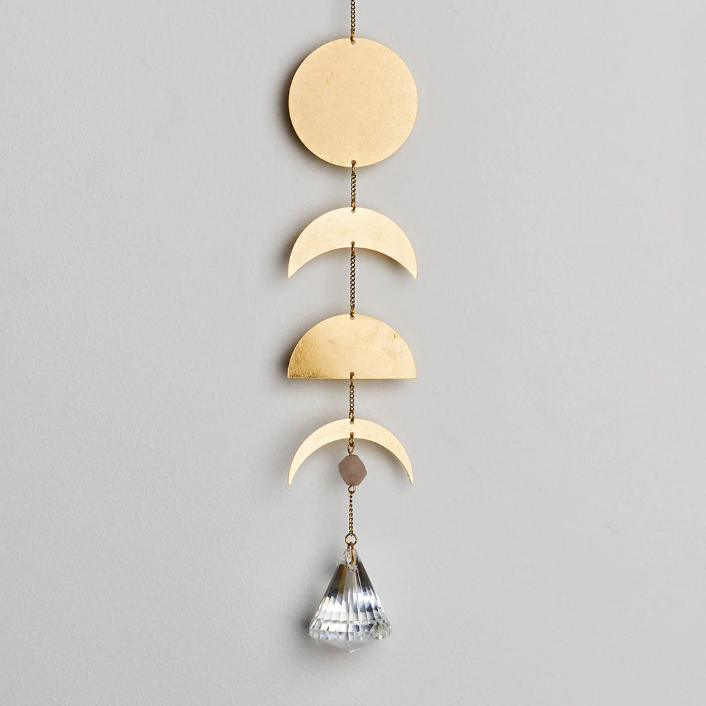 Moon Phase / Moonstone Suncatcher