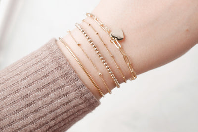 Gold Nugget Chain Bracelet - Catalyst & Co