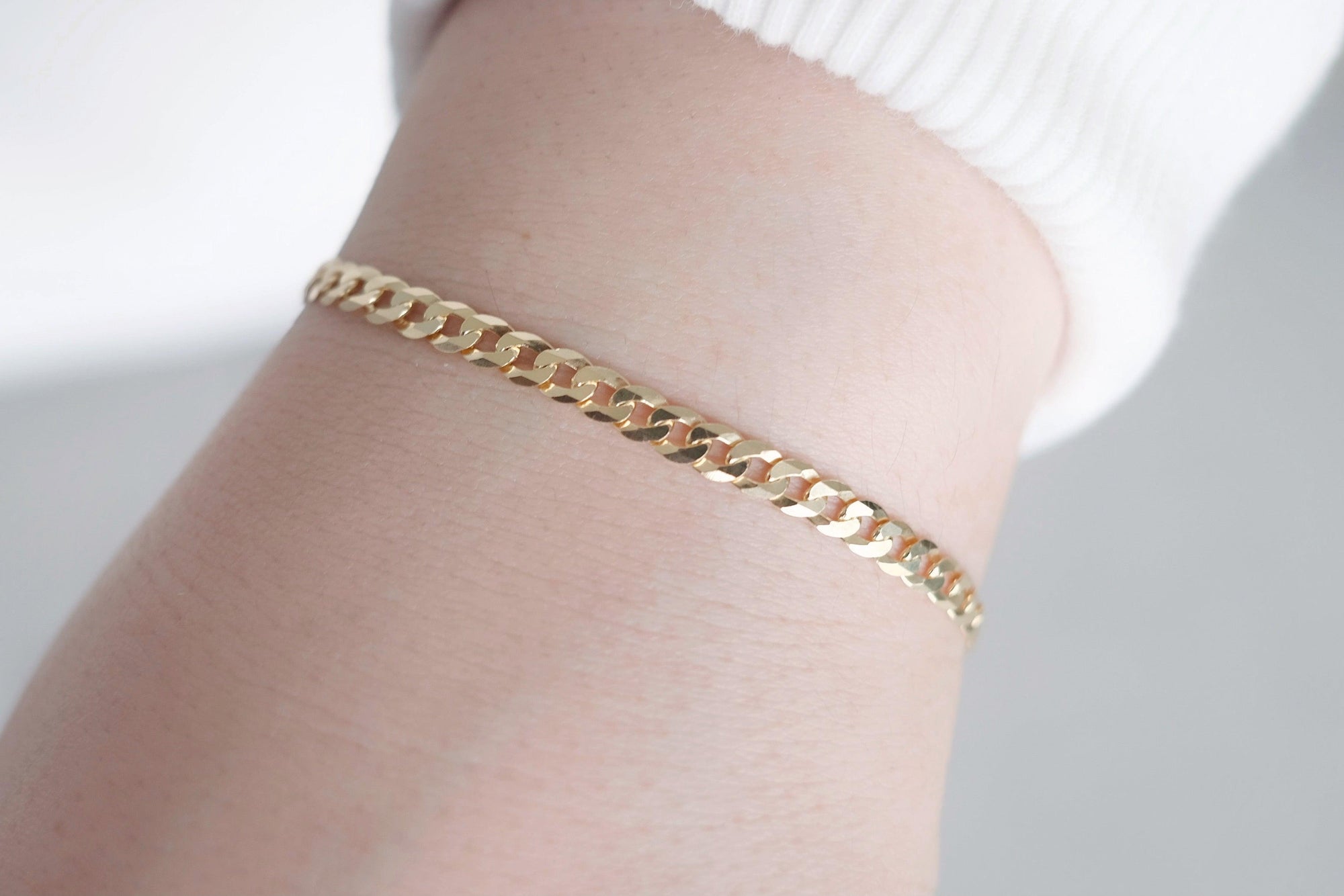 Gold Eloise 4.3mm Chain Bracelet - Catalyst & Co