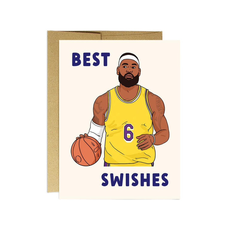 Lebron 'Best Swishes' Card - Catalyst & Co
