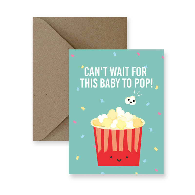 Popcorn Baby Card