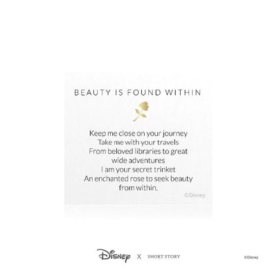 'Beauty is Found Within' Keepsake Charm