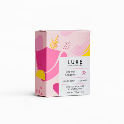 Luxe Peppermint + Lemon Shower Steamer