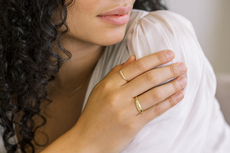 Gold Etta Stacking Band - Catalyst & Co