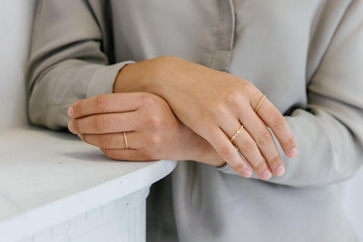 Gold Dots Stacker Ring - Catalyst & Co