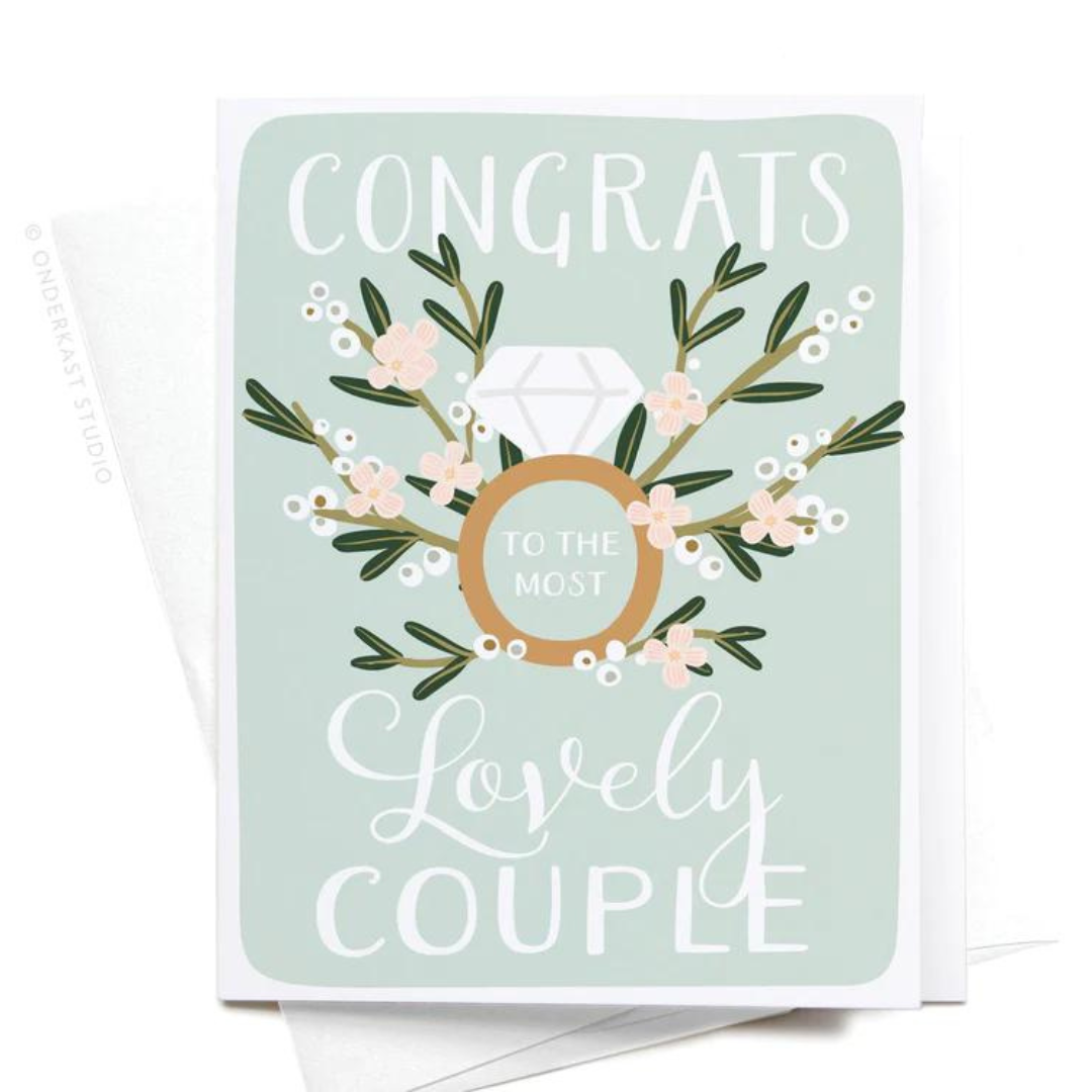 Congrats to the Most Lovely Couple Card