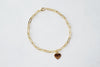 Thick Gold Connection Bracelet with Heart - Catalyst & Co