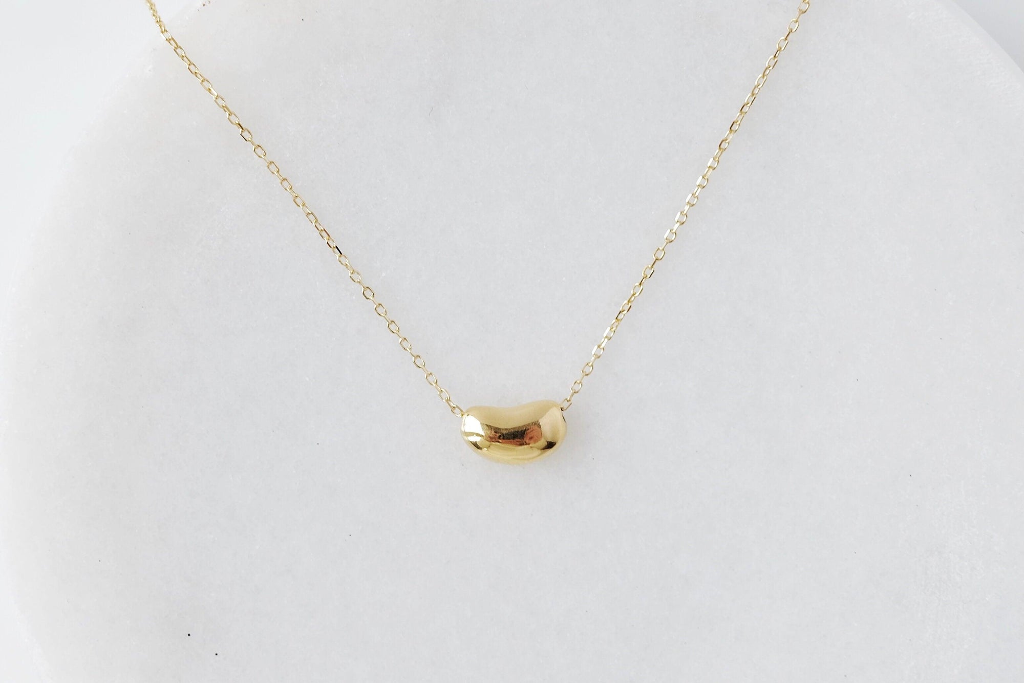 Gold Bean Necklace - Catalyst & Co