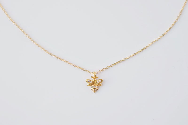 Gold Bee Necklace - Catalyst & Co