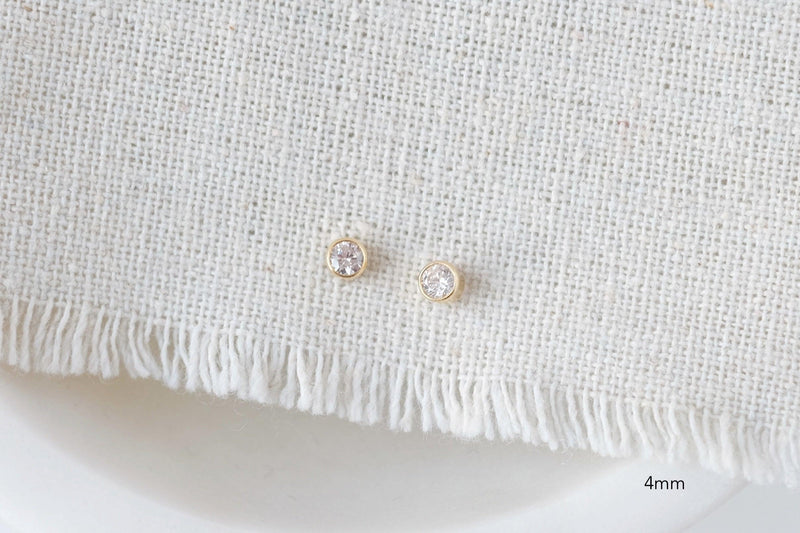 Gold Filled Crystal Studs - Catalyst & Co