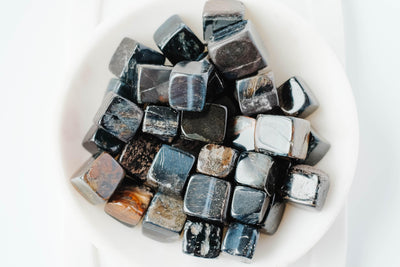 Blue Tigers Eye Cube - Catalyst & Co