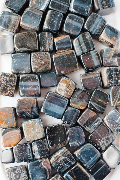 Blue Tigers Eye Cube - Catalyst & Co