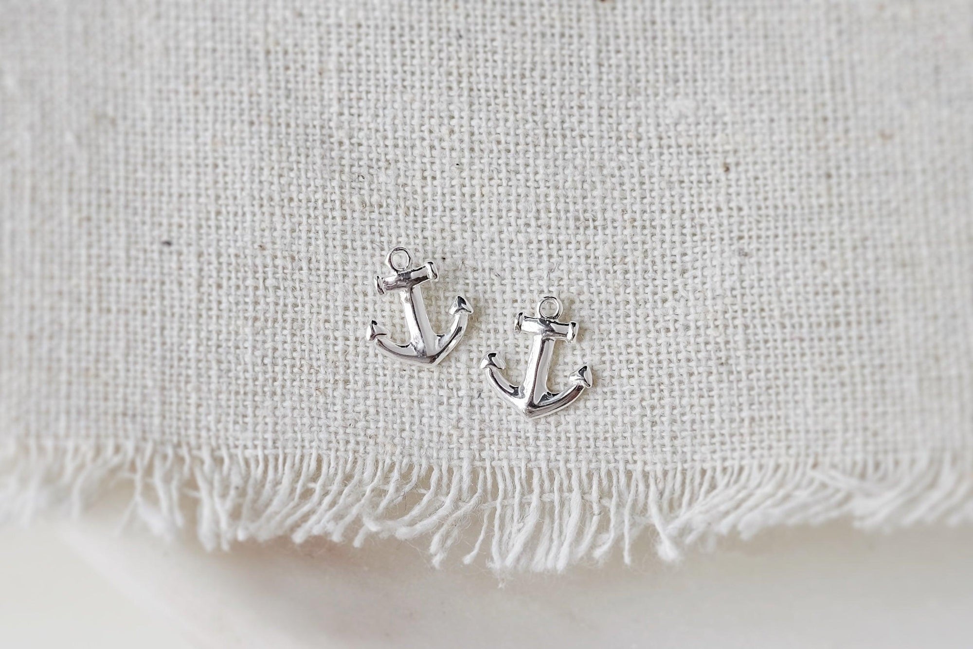 Silver Anchor Earrings - Catalyst & Co