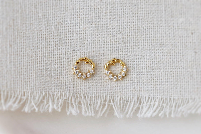 Gold Wreath Earrings - Catalyst & Co