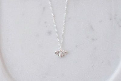 Silver Bee Necklace - Catalyst & Co