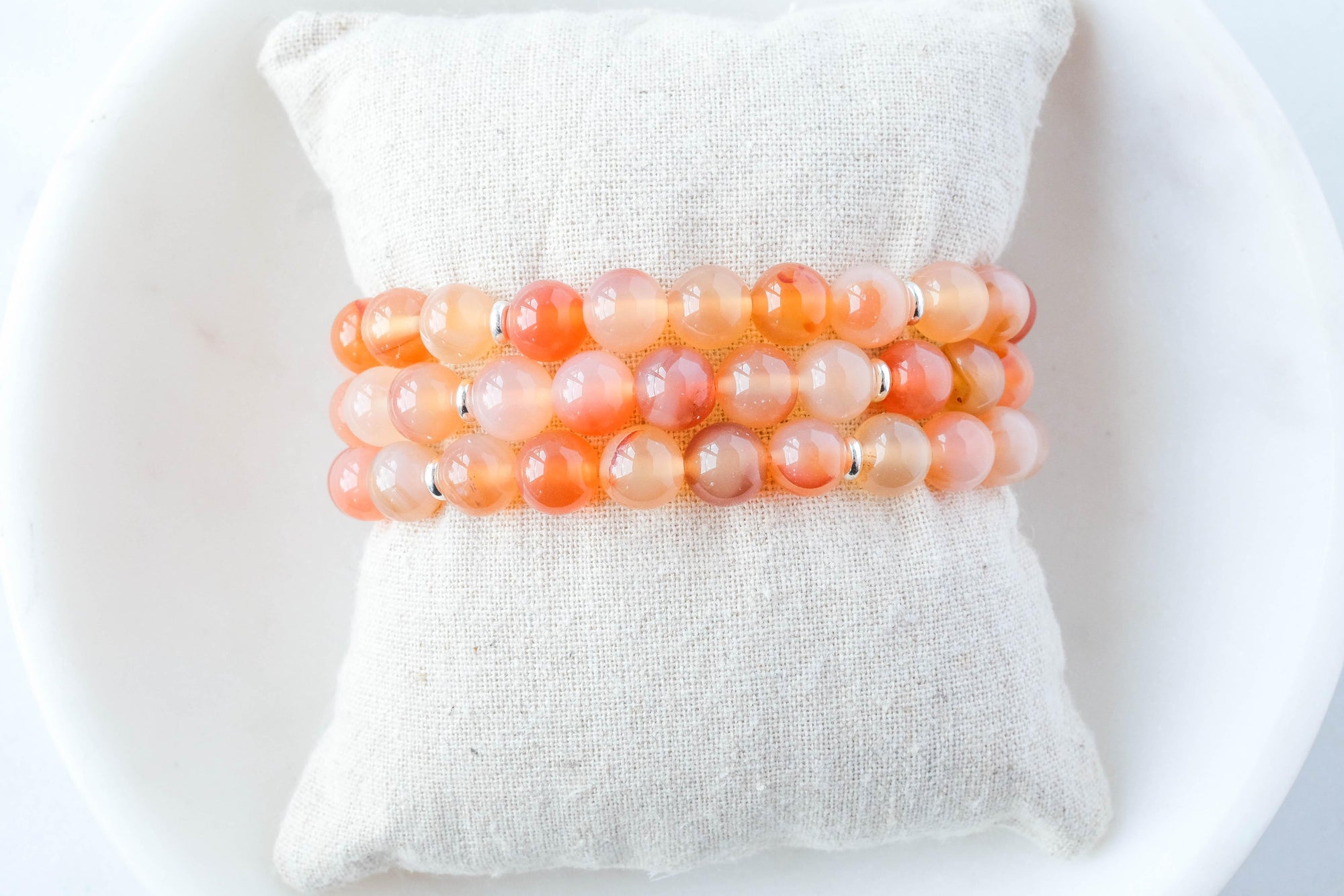 8mm Light Carnelian Bracelet - Catalyst & Co