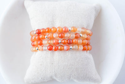 6mm Light Carnelian Bracelet - Catalyst & Co